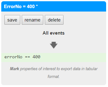 Seq saved query