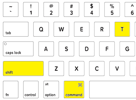 shift-command-t
