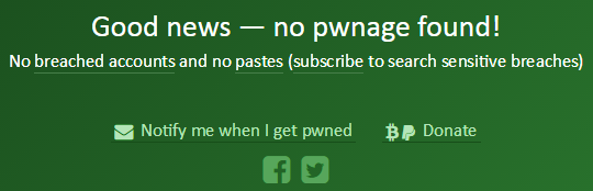 green means everything is OK