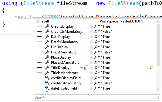 We now can debug code and see the values in our class