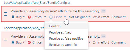 We can confirm the issue or explain why we do not fix it