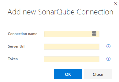 give it a name, set the server URL and use the token