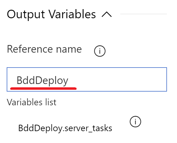 Do not forget to set an output variable that uses a different name than in the create release step.