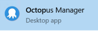 The Octopus Manager application should be in the Start menu of the server.